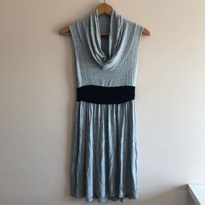 Soprano Sleeveless Cowl Neck Dress Large
